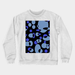 Abstracto en azul Crewneck Sweatshirt